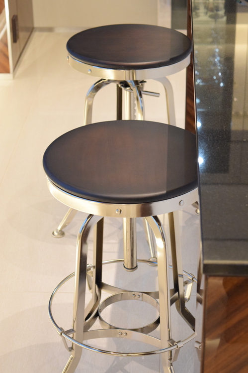 Vintage Toledo Barstool_Black & Polished Chrome_1.JPG